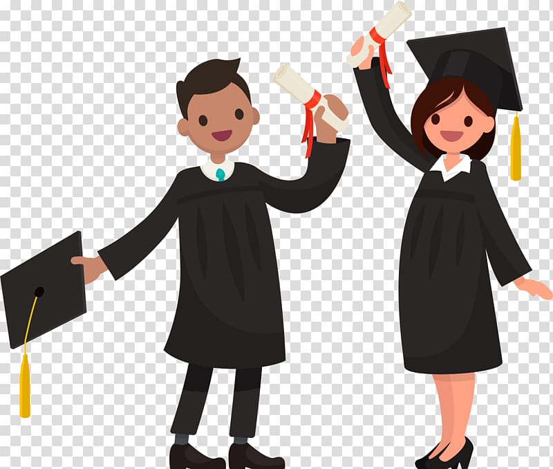 University Students Graduation Clipart