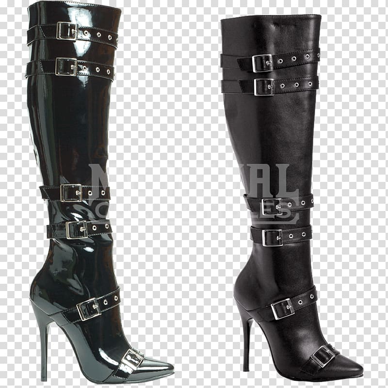 Knee-high boot Thigh-high boots Stiletto heel Buckle High-heeled shoe, boot transparent background PNG clipart