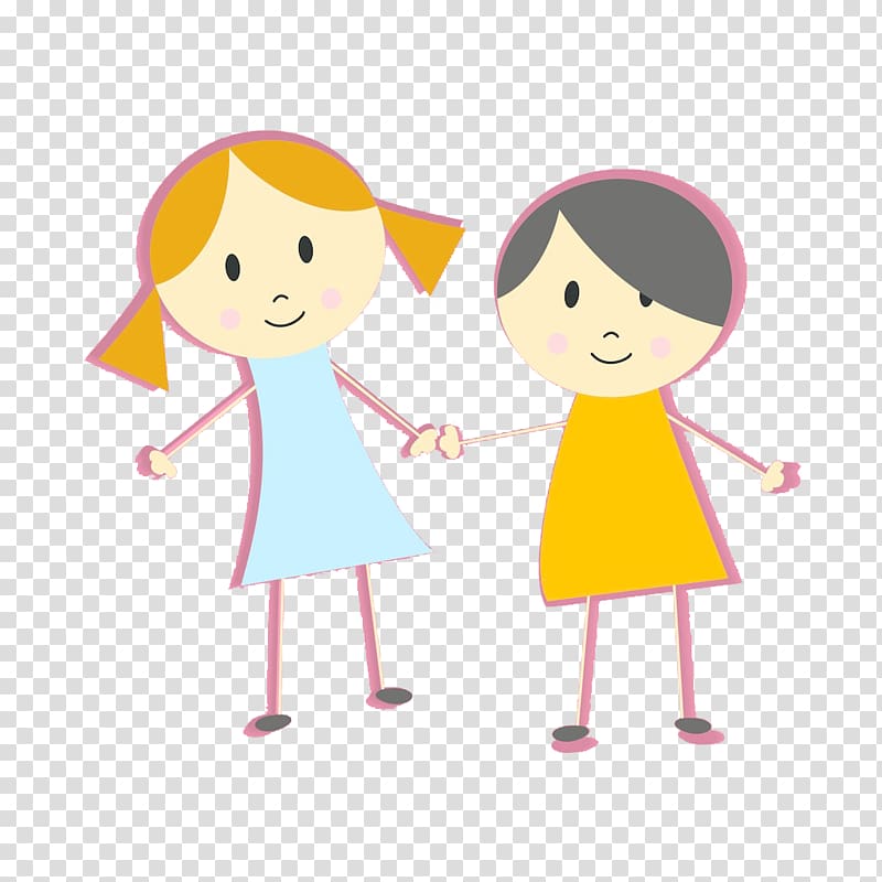 Cartoon u670bu53cb Friendship, Cartoon friends transparent background PNG clipart