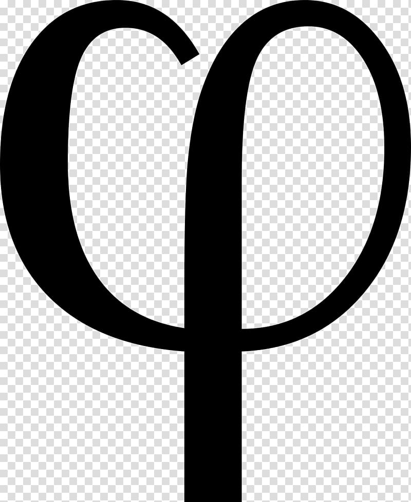 Phi Golden ratio Symbol Mathematics, symbol transparent background PNG clipart