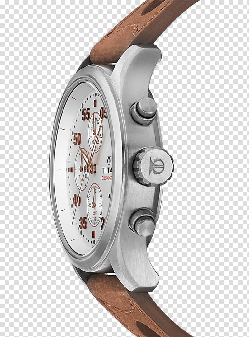 Watch strap Watch strap Titan Company Chronograph, watch transparent background PNG clipart