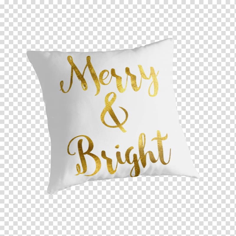 Throw Pillows Textile Cushion Material, bright gold transparent background PNG clipart