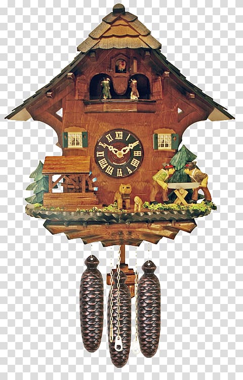 Cuckoo clock German Clock Museum Movement Quartz clock, cuckoo clock transparent background PNG clipart