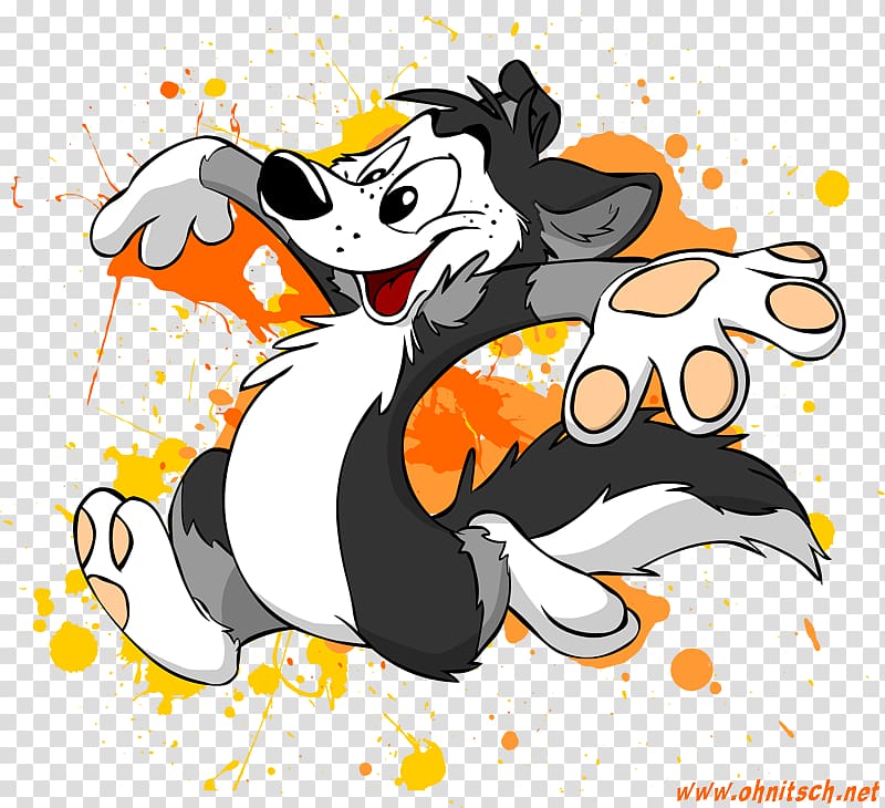 Siberian Husky Cartoon Drawing Illustration, Happy Cartoons transparent background PNG clipart