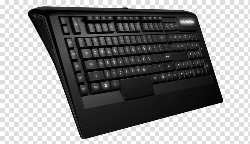 Computer keyboard SteelSeries Apex 300 Gaming keypad Racing Evoluzione Video game, steel transparent background PNG clipart