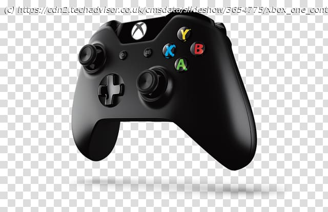 Xbox One controller Xbox 360 controller Black Game Controllers, xbox transparent background PNG clipart