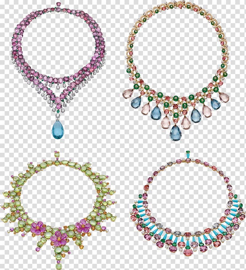 Earring Jewellery Bulgari Necklace Gemstone, necklace transparent background PNG clipart