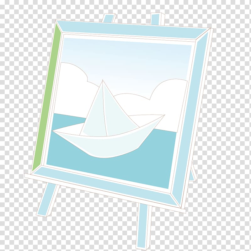 Paper Drawing Computer file, Paper boat on the drawing board transparent background PNG clipart