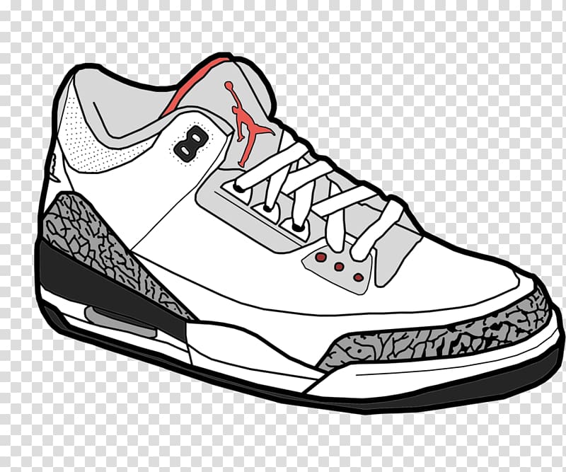tennis shoe sketch