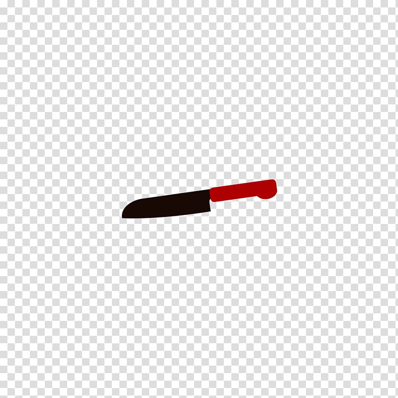 Knife Fork Icon, Red and black knives transparent background PNG clipart
