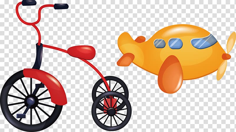Motorized tricycle Bicycle , kids toys transparent background PNG clipart