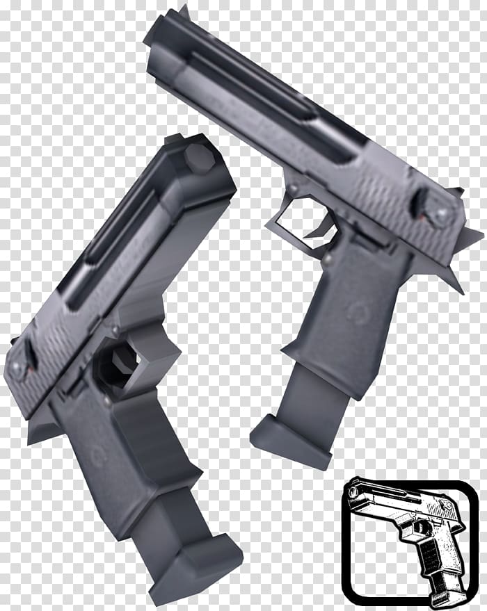 IMI Desert Eagle Trigger Firearm Grand Theft Auto: San Andreas Airsoft Guns, weapon transparent background PNG clipart