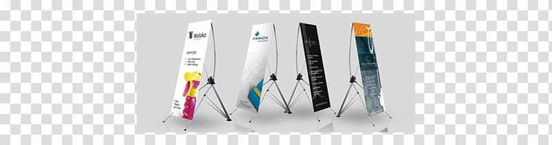 Paper Plastic Poster Digital printing, roll up banner transparent background PNG clipart