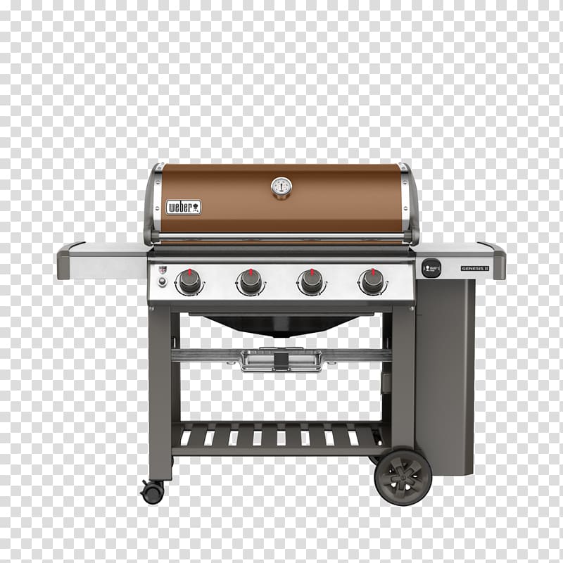 Barbecue Weber Genesis II E-410 Propane Liquefied petroleum gas Gasgrill, barbecue transparent background PNG clipart