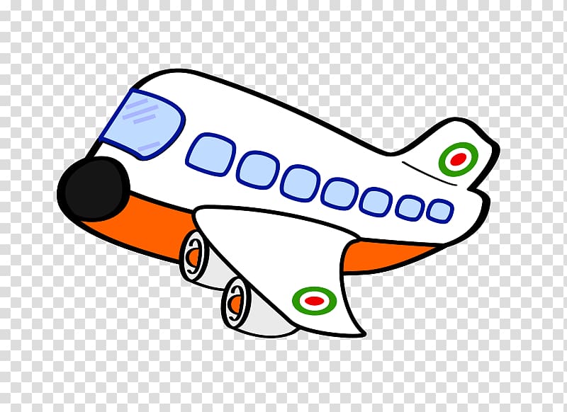 white and orange airplane illustration, Airplane Cartoon , Cartoon airplane transparent background PNG clipart