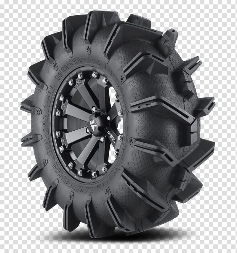 Side by Side Off-road tire All-terrain vehicle Radial tire, mud tracks transparent background PNG clipart