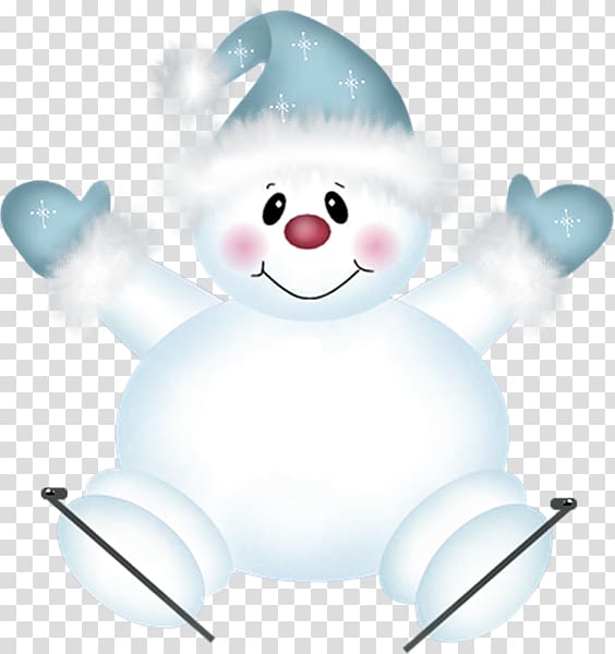 Snowman Christmas , Q version of the snowman material transparent background PNG clipart