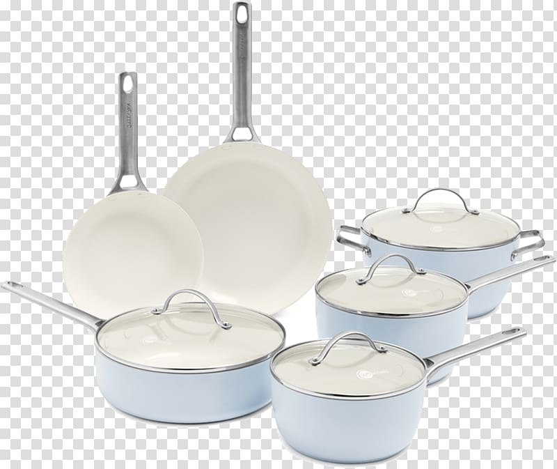 Ceramic Frying pan, kitchen essentials transparent background PNG clipart