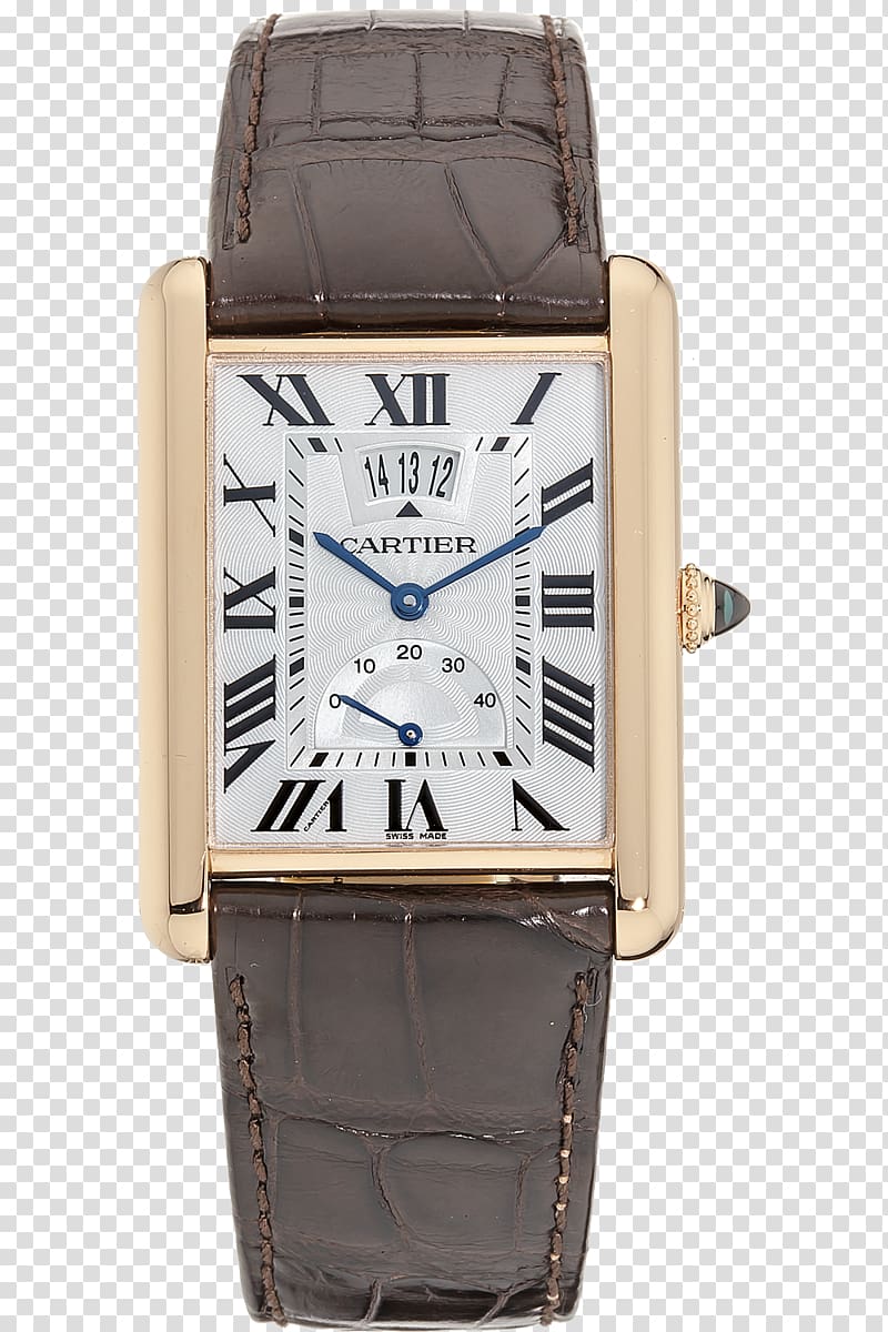 Cartier Tank Solo Watch Cartier Tank Anglaise, watch transparent background PNG clipart