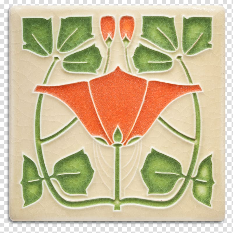 Art Nouveau Tiles Motawi Tileworks, design transparent background PNG clipart