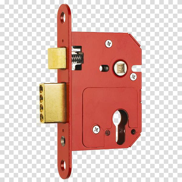 Mortise lock Latch Yale Chrome plating, Old Lock transparent background PNG clipart