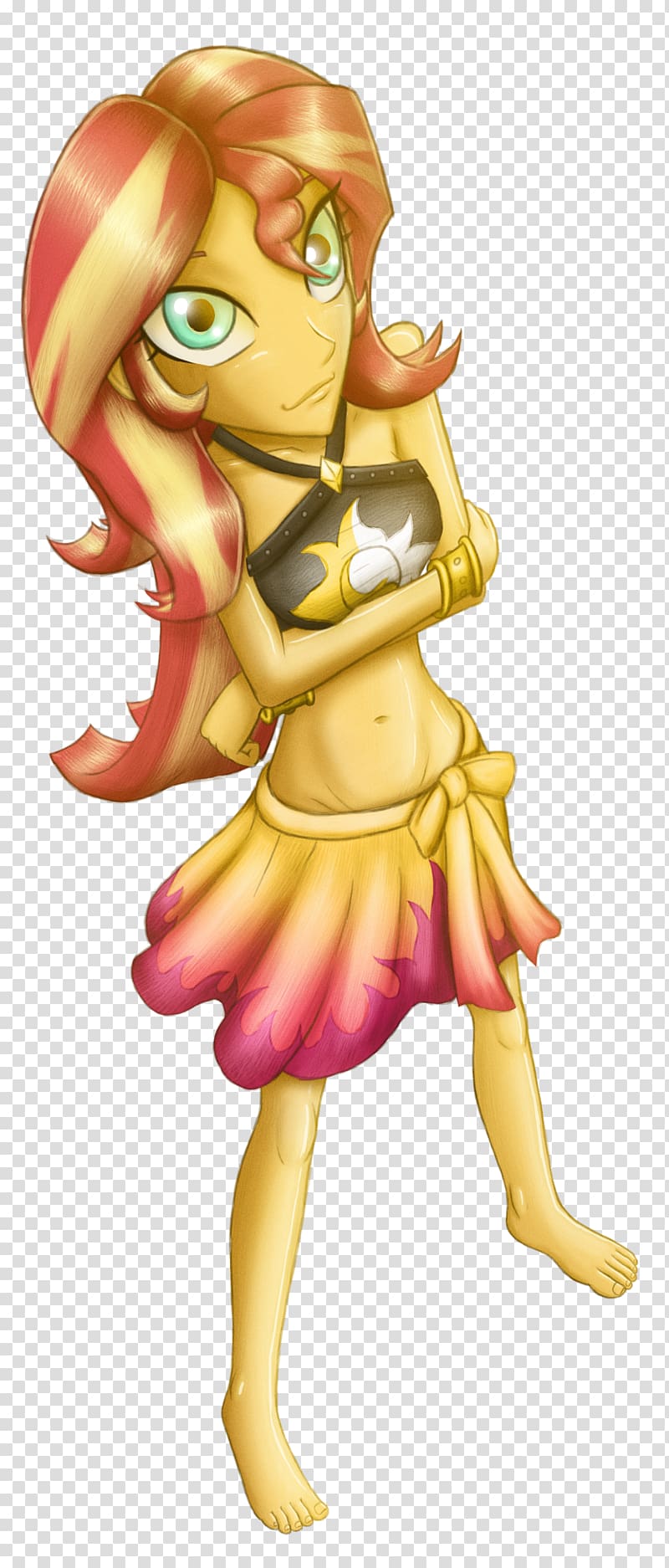 Sunset Shimmer Fluttershy My Little Pony: Equestria Girls Cycles render, shimmer transparent background PNG clipart