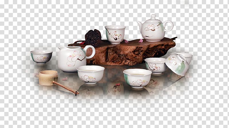Teapot Coffee cup Teaware, Lotus tea transparent background PNG clipart