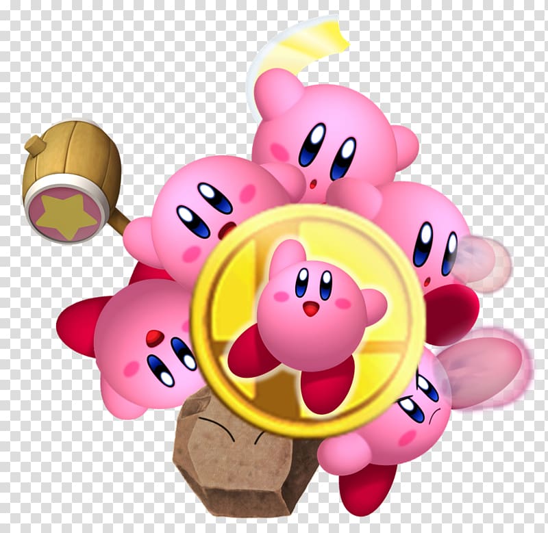Kirby\'s Return to Dream Land Kirby\'s Dream Land Kirby: Triple Deluxe Kirby\'s Dream Collection Wii, Kirby transparent background PNG clipart