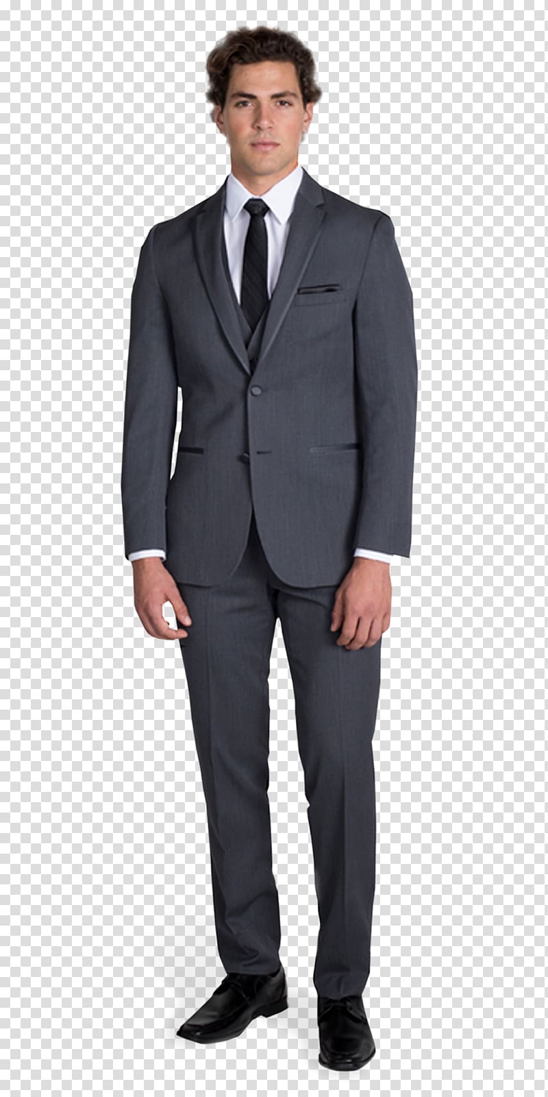 Suit Lapel Clothing Tuxedo Button, Gray Suit transparent background PNG ...