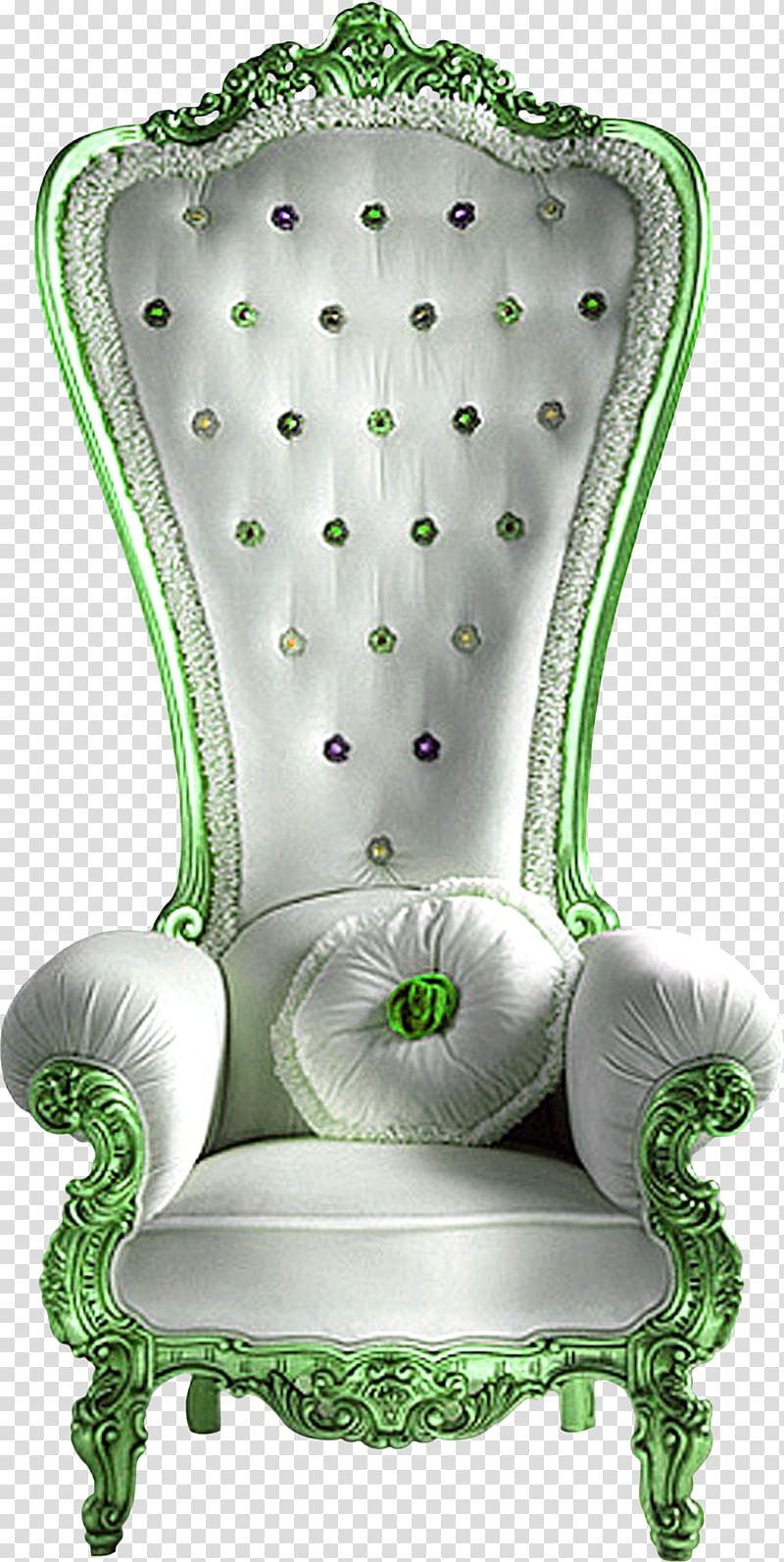 Chair Throne Couch Living room, European chair transparent background PNG clipart