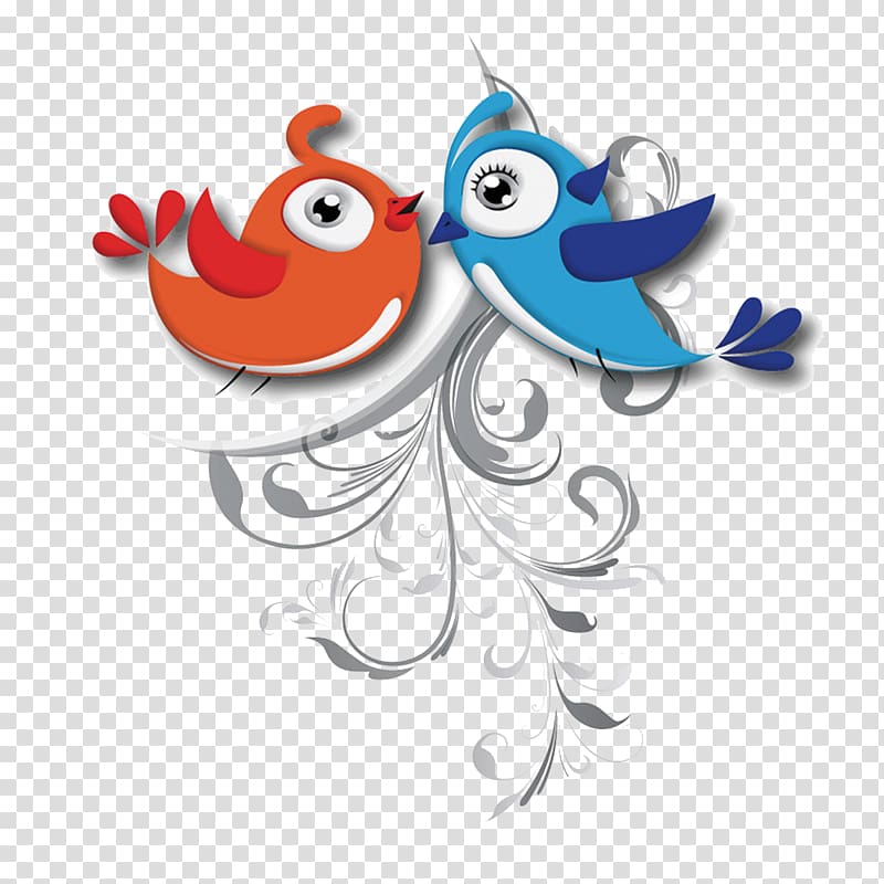 Bird Cartoon Animation, Happy Birds transparent background PNG clipart