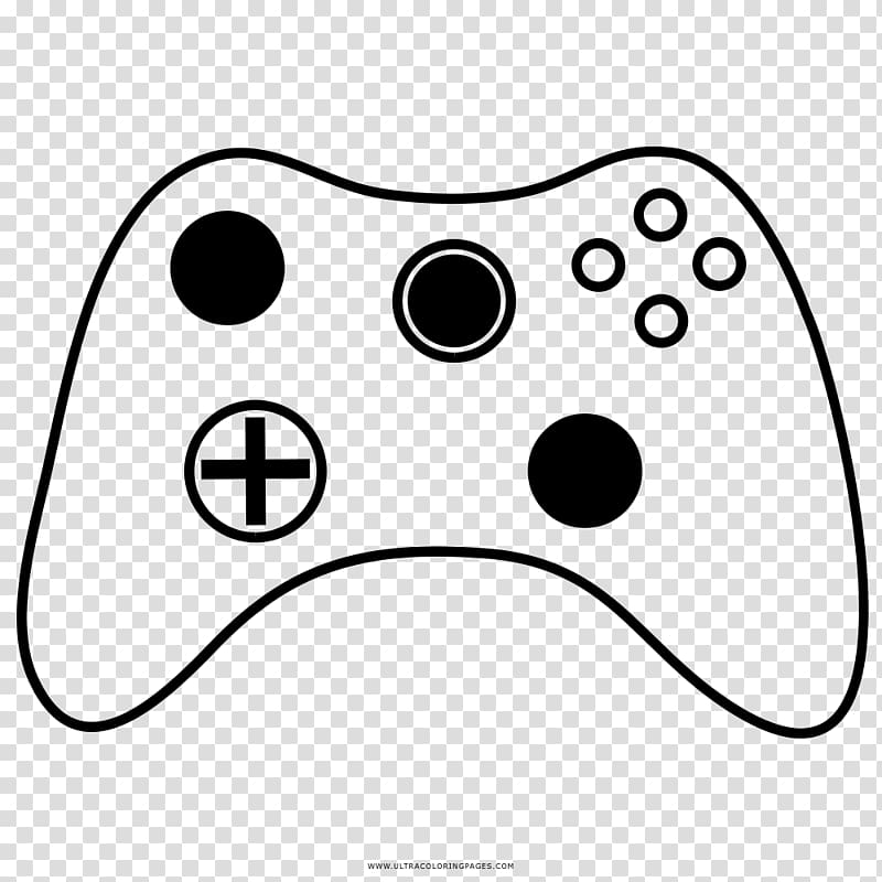 Black & White Game Controllers Video game Coloring book Drawing, others ...