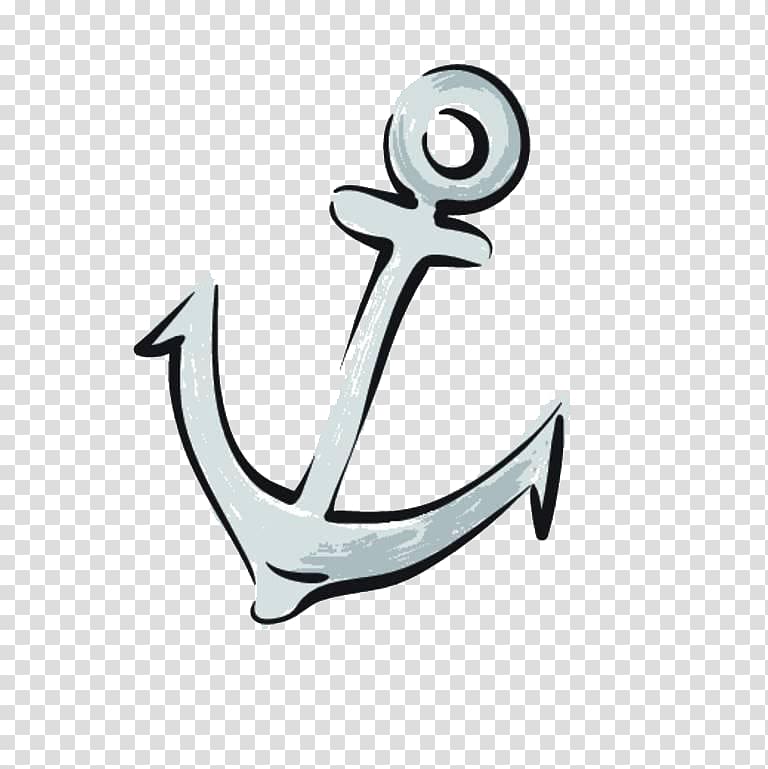 Anchor Illustration, Hand painted anchor transparent background PNG clipart