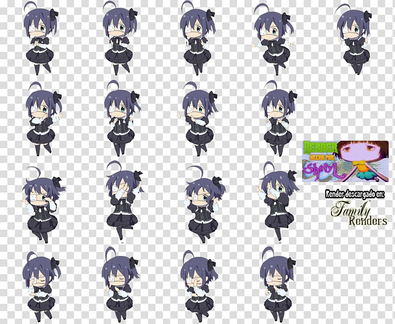 Animated cartoon Font, chuunibyou transparent background PNG clipart