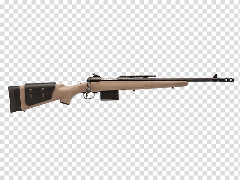 Scout rifle Savage Arms Firearm .308 Winchester, win in action transparent background PNG clipart