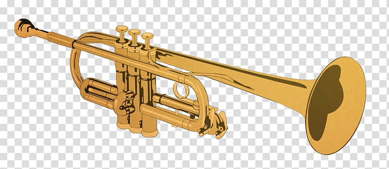 Trumpet Brass Instruments Saxhorn Mellophone Cornet, coconut jelly transparent background PNG clipart