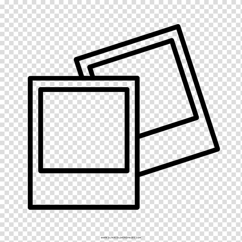 two black frames , Computer Icons Polaroid Corporation Drawing , polaroid transparent background PNG clipart