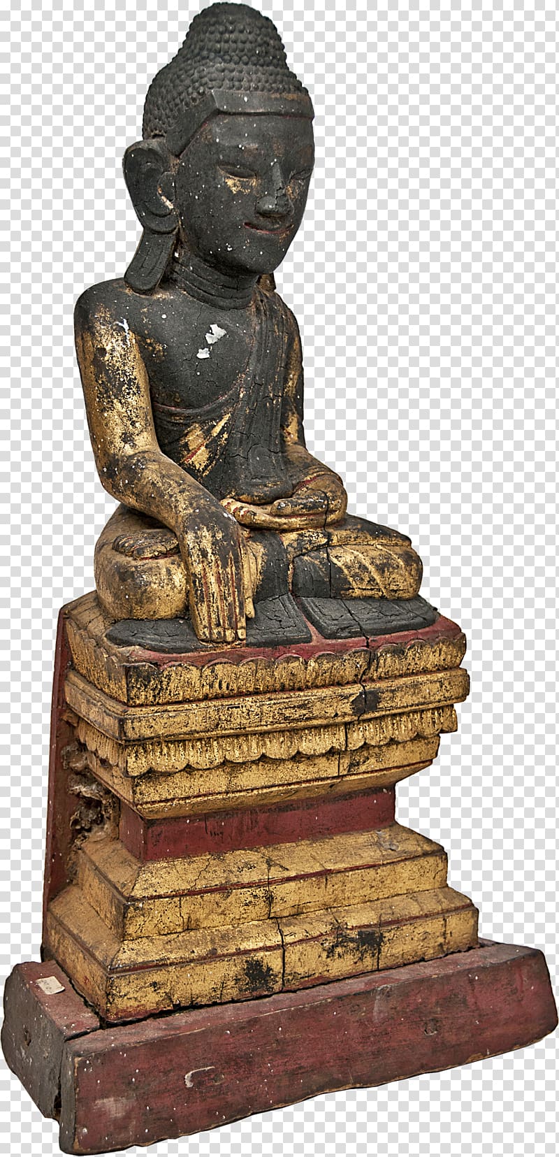 Classical sculpture Statue Stone carving Monument, buddhist material transparent background PNG clipart