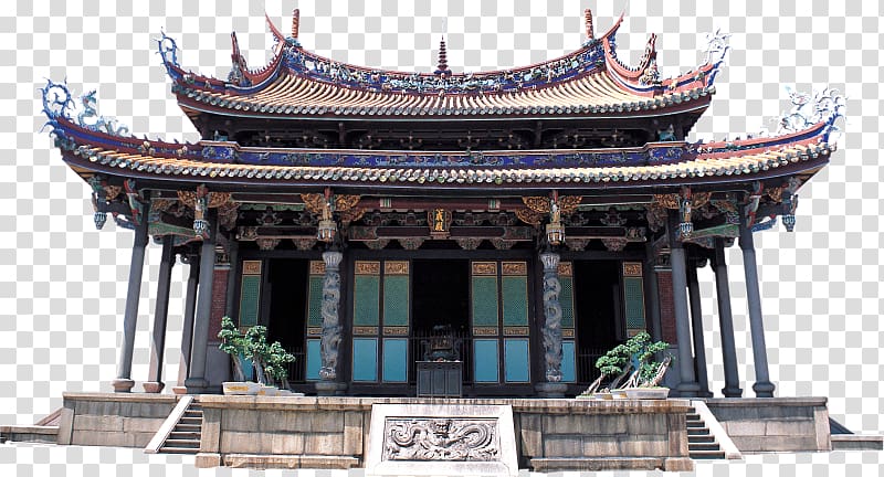 Chinese architecture Building 中国传统建筑, building transparent background PNG clipart