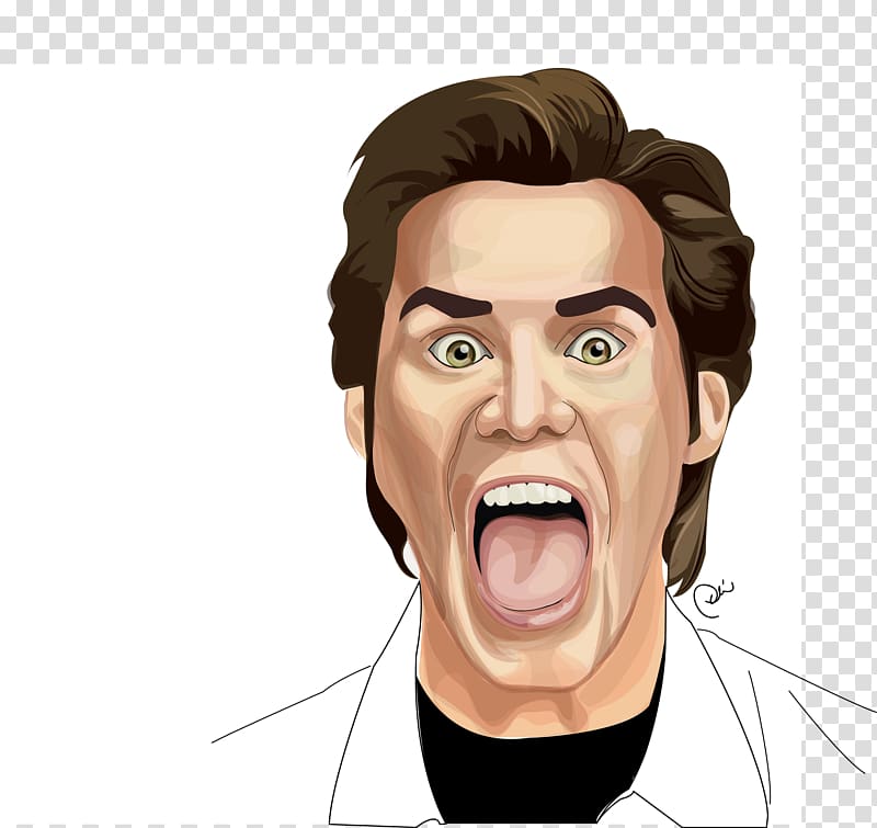 Jim Carrey The Mask Comedian Painting, actor transparent background PNG clipart
