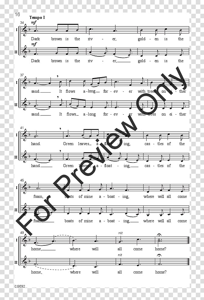 Sheet Music Choir J.W. Pepper & Son SATB, sheet music transparent background PNG clipart