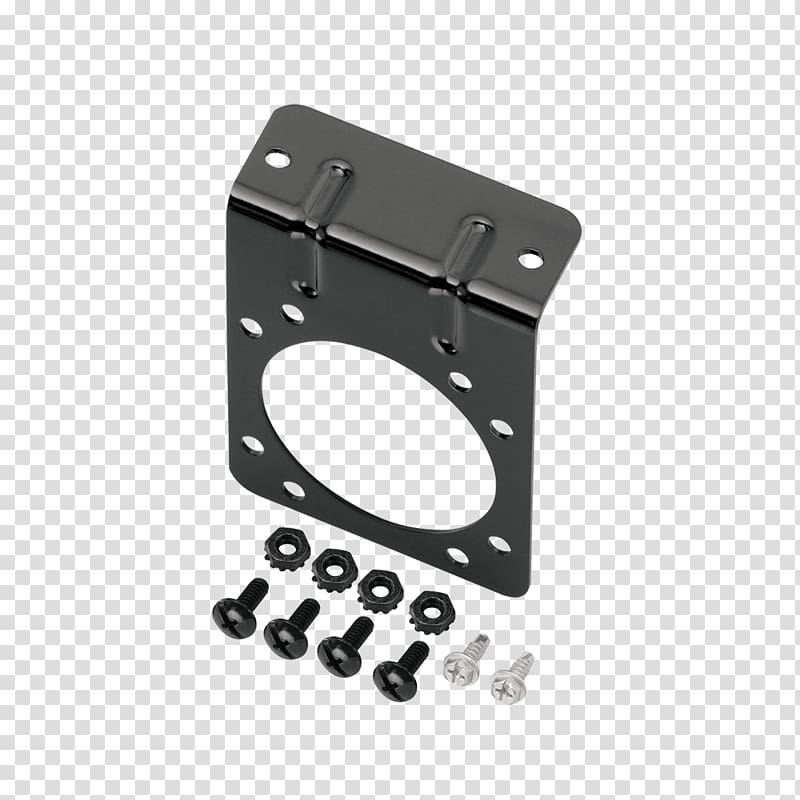 Car Tow Ready Mounting Bracket Electrical connector Tow hitch Trailer connector, flat ball mounts transparent background PNG clipart