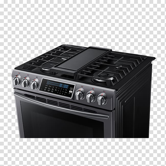 Gas stove Cooking Ranges Samsung Chef NX58H9500W, Gas Stainless steel, samsung transparent background PNG clipart