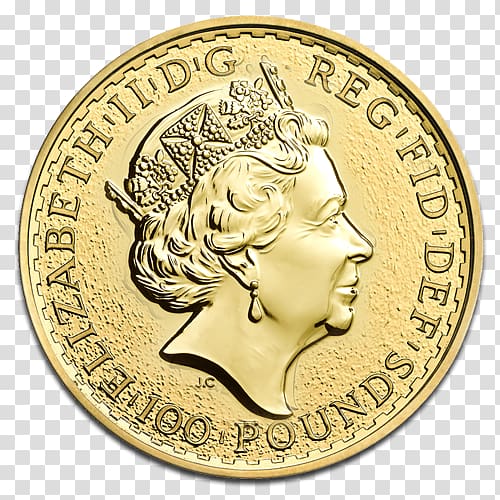 Royal Mint Britannia Bullion coin Gold coin, lakshmi gold coin transparent background PNG clipart
