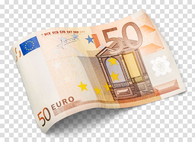 Euro banknotes 50 euro note , 50 euro transparent background PNG clipart
