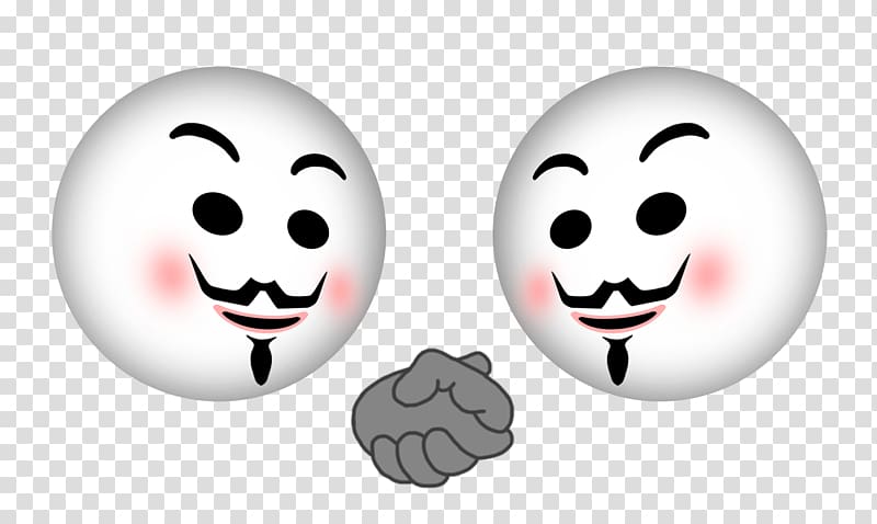 Smiley Facial expression Emotion Happiness, anonymous mask transparent background PNG clipart