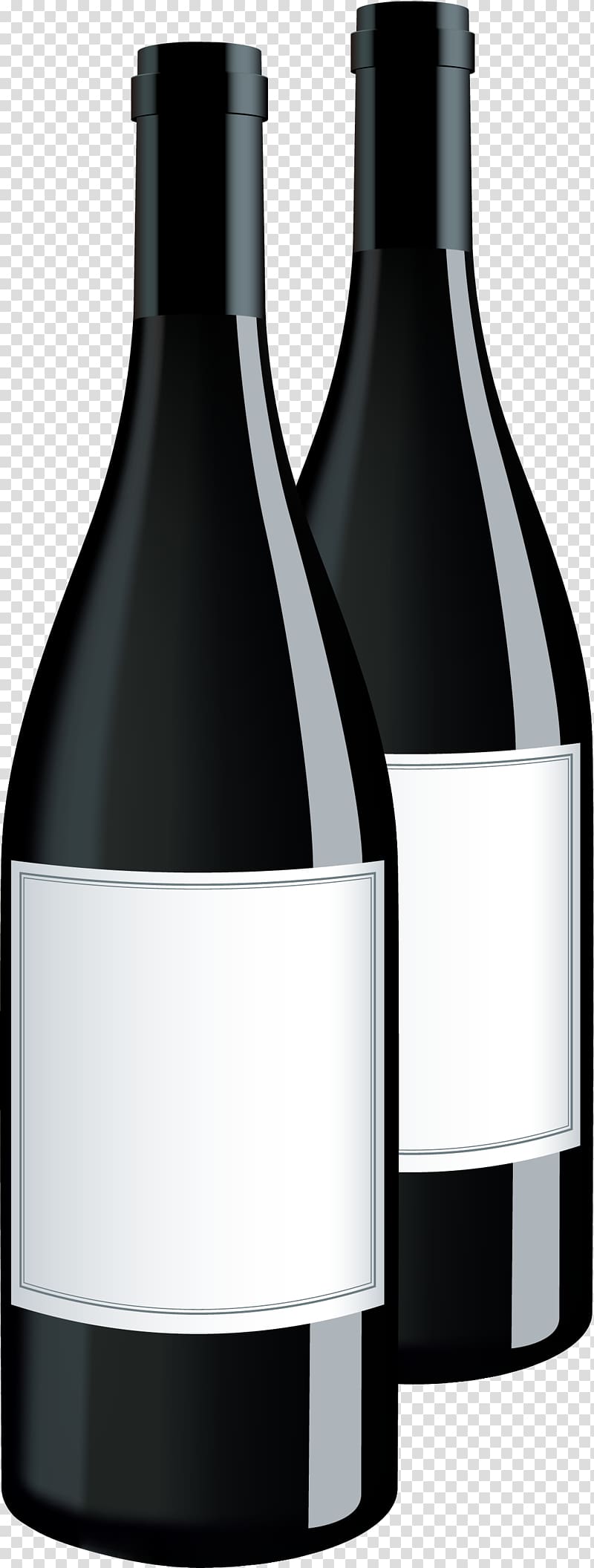 Red Wine Rosxe9 Terratico di Bibbona Bottle, Two bottles of wine transparent background PNG clipart