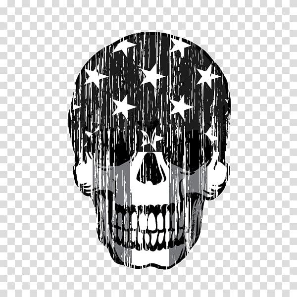 Decal Sticker Polyvinyl chloride T-shirt Skull, smoking skull transparent background PNG clipart