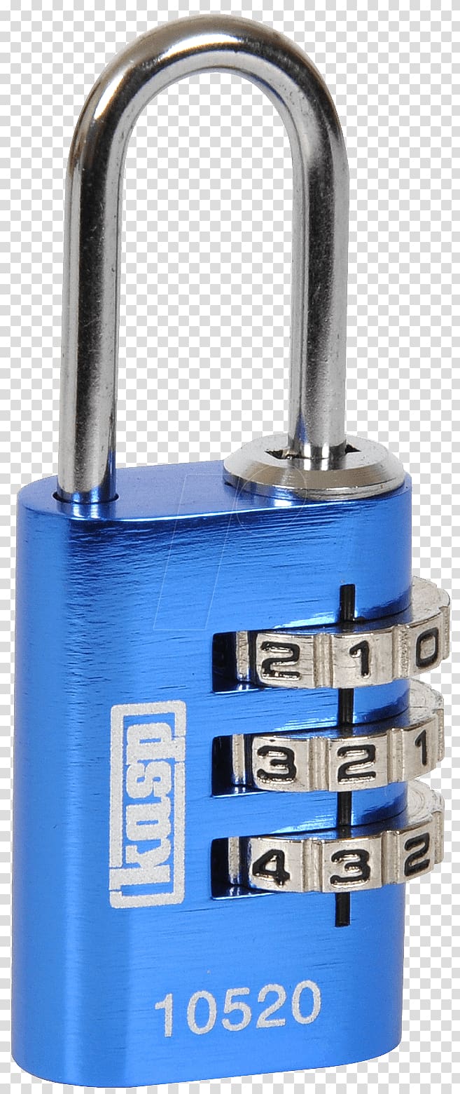 Padlock Combination lock Blue, padlock transparent background PNG clipart