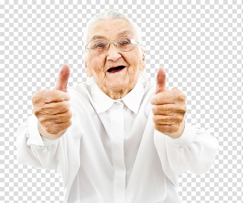 Thumb signal Old age Smile, OLD MAN transparent background PNG clipart